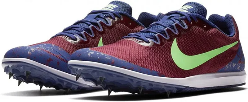 Nike Zoom Rival D 10 Bordeaux/Lime-2